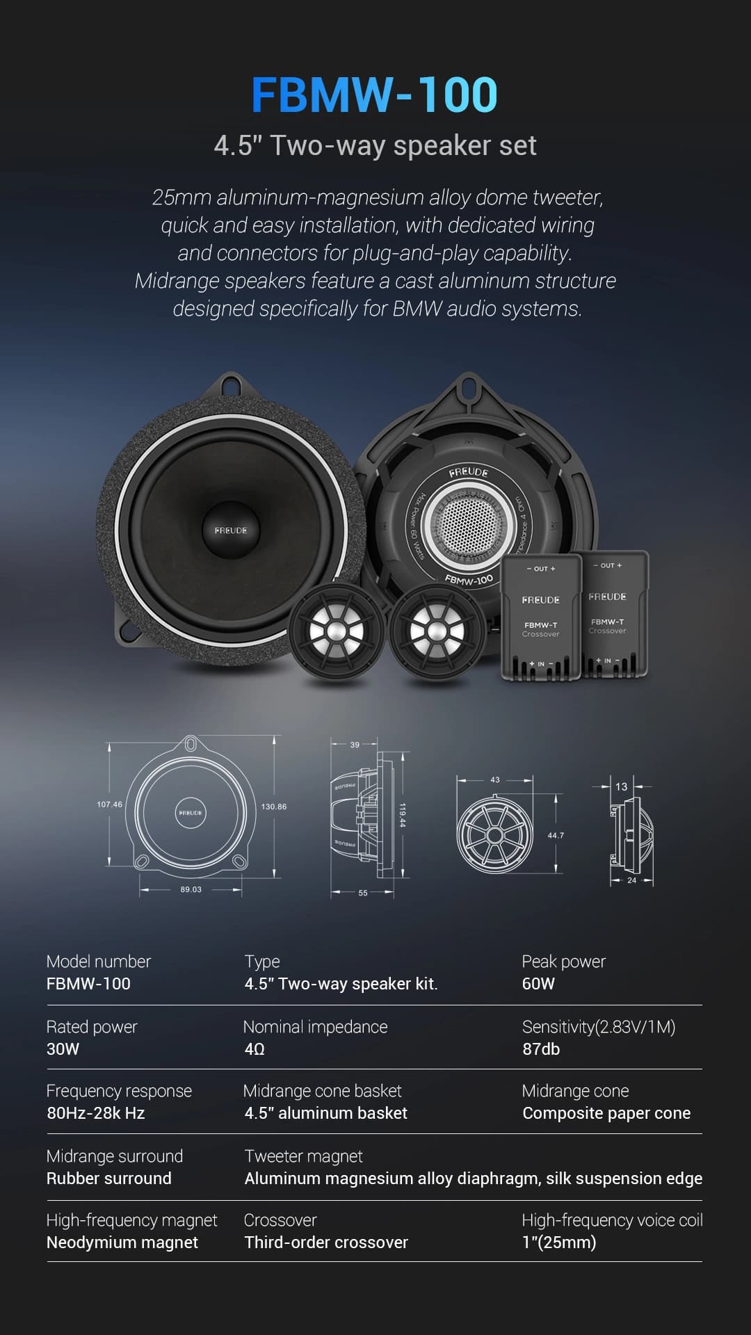 Freude Audio FBMW-SUB