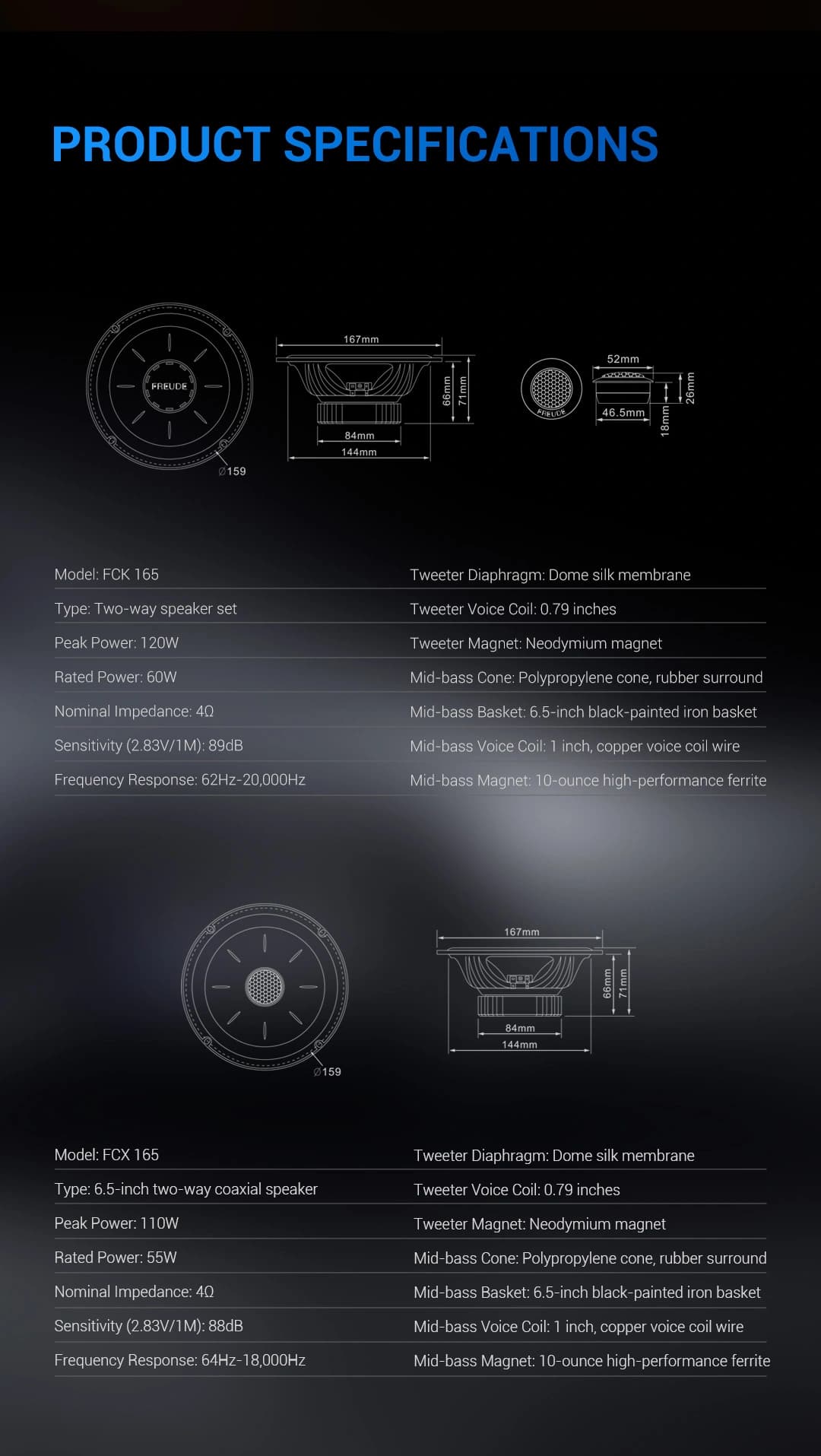 Freude Audio FCK-165