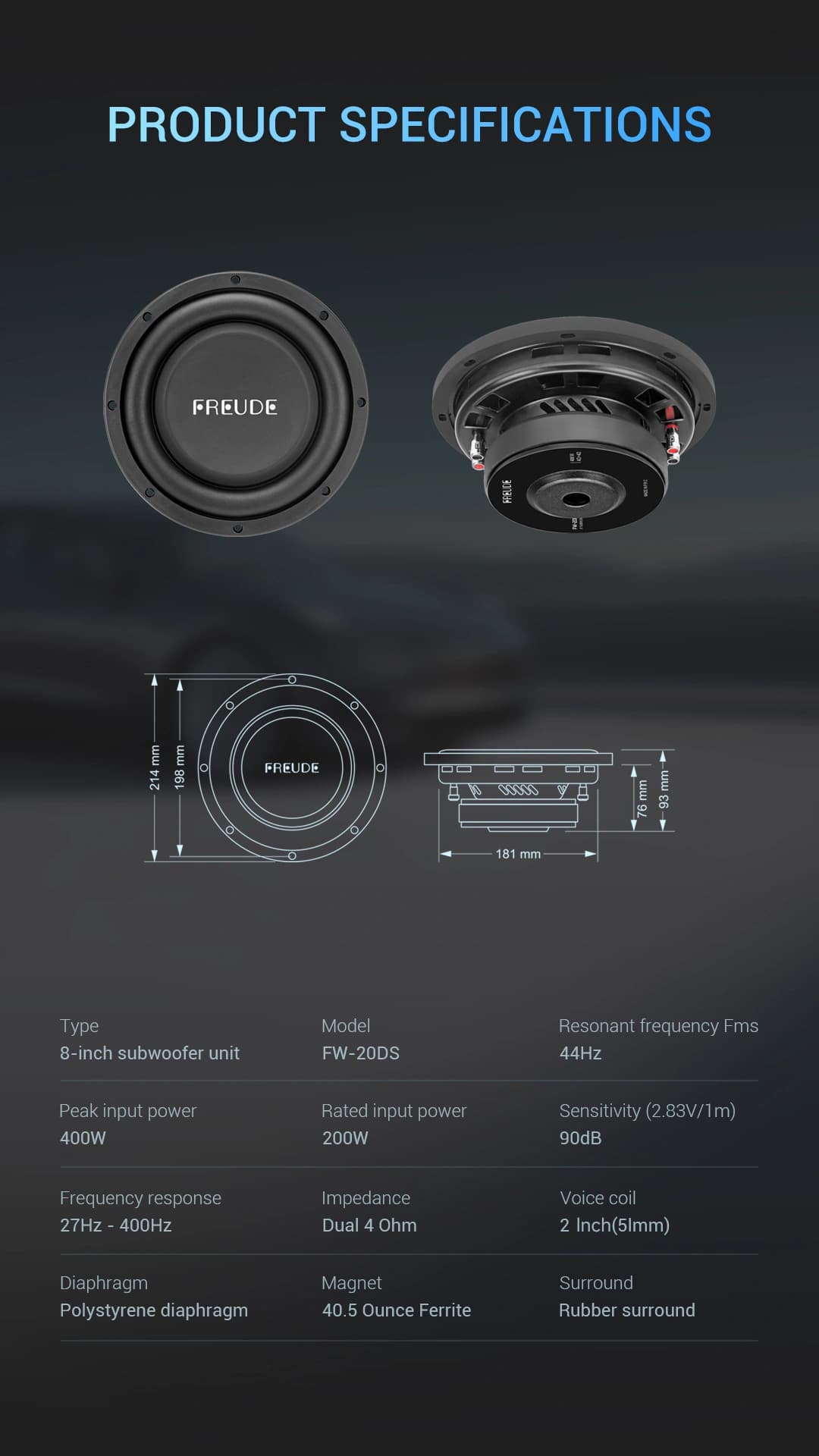 Freude Audio FW-20DS